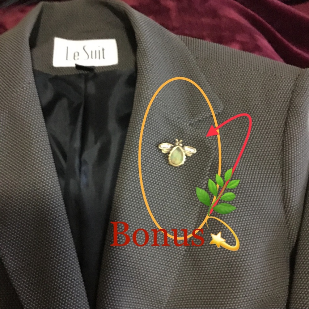 🔛🔻LE SUIT Blazer Olive Patterned